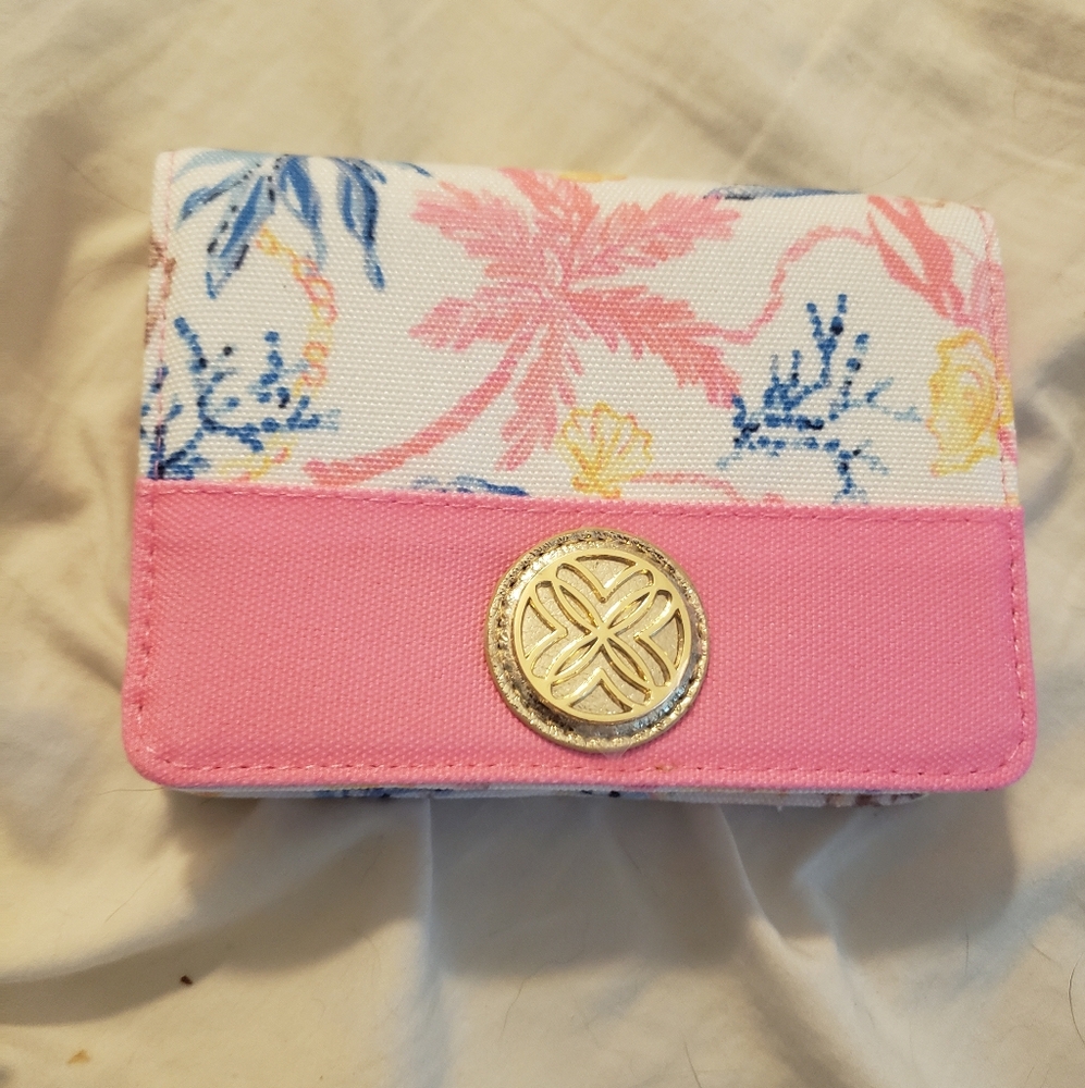 Lilly Pulitzer Pink and White Floral Card Game